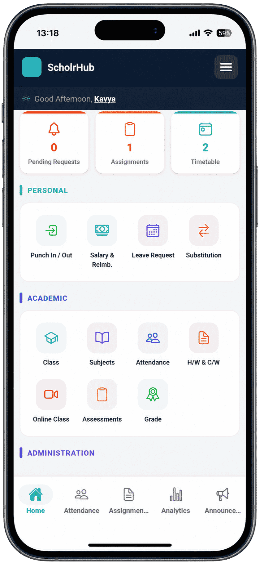 Parent App Screenshot